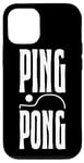 Coque pour iPhone 12/12 Pro Équipement De Ping-pong Raquette De Tennis De Table