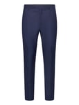 Birdseye Wool Slim Pants Kostymbyxor Formella Byxor Blue Calvin Klein