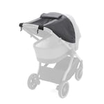fillikid Solskydd Deluxe grå melange för barnvagn
