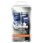 Gillette Fusion ProGlide Styler 3-in-1 Waterproof Trimmer for Man, Achieve Any Facial Hair Style with Three Exchangeable Combs (2 mm, 4 mm, 6 mm)
