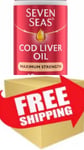 Seven Seas Cod Liver Oil Tablets, Maximum Strength, 885 mg ,fish oil , Omega 3 .
