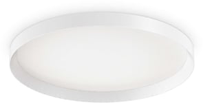Fly, Loftslampe, Pl, 3000 kelvin, aluminium by Ideal Lux (D: 60 cm. x H: 7 cm., Hvid)