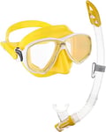 Cressi Marea Vip - Combo Set Marea Mask + Snorkel Mexico Diving and Snorkelling, Blue/White, One Size, Unisex Adult
