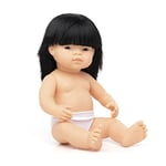 Miniland Miniland31056 Baby Doll Asian Girl W/O Underwear, Multi-Color