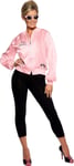 Smiffys Womens Grease Pink Ladies Jacket, SizeXS, Colour Pink, 28385XS