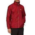 Regatta Lyle IV Waterproof and Breathable Hooded Shell Packable Jacket with Zipped Pockets, Dark Red, S