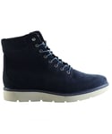 Timberland 6inch Womens Navy Boots - Blue Leather - Size UK 7