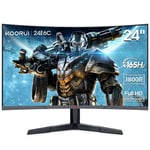 Ecran PC Gaming Koorui 24E6C 24" Incurvé Full HD Gris