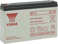 Yuasa 6V 7.0Ah (AGM) batteri 151 x 98 x 34