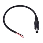 18AWG 7,4 mm x 5,0 mm plugg hane till 2-stift hona avskalad kabel för bärbar dator Notebook Adapter Ersättningssladd 30cm/100cm