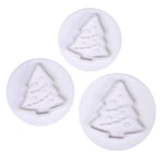 Cake Star Christmas Tree Plunger Cutters Set of 3 - For Baking, Cake Decoration and Sugarcraft