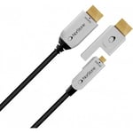 Norstone HDMI-Optic - Câble HDMI optique avec connecteur détachable (gaine) 10m / 15m /...