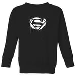 Justice League Graffiti Superman Kids' Sweatshirt - Black - 3-4 Years