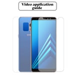 Screen Protector For Samsung Galaxy A8 PLUS 2018 Front and Back TPU FILM Cover