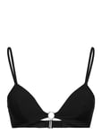 Triangle Moulded Cup Swimwear Bikinis Bikini Tops Triangle Bikinitops Black Calvin Klein