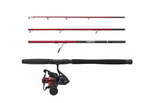 PENN Fierce IV Travel Boat Combo, Fishing Rod and Reel Combo, Spinning Combos, Sea - Boat Fishing, Boat Fishing and Saltwater Angling, Unisex, Red / Black, 2.13m | 200-600g