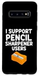 Coque pour Galaxy S10 I Support Taille-crayon Manuel Rotatif Utilisateurs Graphite
