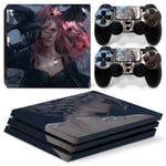 Kit De Autocollants Skin Decal Pour Nouvelle Console De Jeu Ps4 Pro, T1tn-P4pro-6891