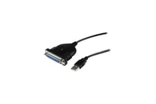 StarTech.com 6 ft / 2m USB to DB25 Parallel Printer Adapter Cable - 2 Meter USB to IEEE-1284 Printer Cable - USB A to DB25 M/F (ICUSB1284D25) - parallell adapter - USB 2.0 - IEEE 1284