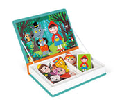 Janod - Magneti'Book Contes - Jeu Educatif Magnétique 40 Pièces - Apprentissage Motricité Fine et Imagination - Dès 3 Ans, J02588