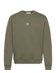 Mini Encore Sweatshirt Tops Sweat-shirts & Hoodies Sweat-shirts Khaki Green Les Deux