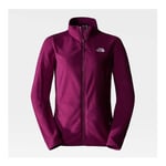 The North Face Womens 100 Glacier Full Zip (Lila (BOYSENBERRY) Large)