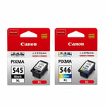 Canon PG-545XL & CL-546XL High Capacity Ink Cartridge & Paper Multipack