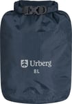 Urberg Dry Bag 8L Midnight Navy Slitesterk og vanntett pakkpose
