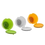 Refillable Coffee Capsules Pods, Fuobecie 3PCS Compatible with Nescafe Dolce Gusto Machine, Compatible Filter Cups