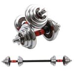 Nologo HNDZ Electroplated Dumbbell Fitness Household Equipment Male And Female Yaling Variable Barbell Set 15-30kg Electroplated Dumbbell Set,Convenient and healthy (Size : 30KG)