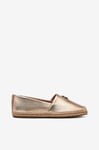 Tommy Hilfiger - Espadrillos TH Logo Metallic Leather Espad - Guld