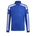 adidas Boy's Squadra21 Training Sweatshirt, Team Royal Blue/White, 12 Years UK