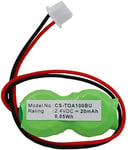 Kompatibelt med Toshiba Portege M400-ST4001 Tablet PC, 2.4V, 20 mAh