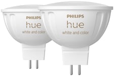 Philips Hue WCA MR16 LED lampa 6.3 W 2-pack