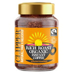 Clipper Rich Roast Organic Instant Coffee | 6 x 100g Jars | Bulk Buy for Home & Catering | Sustainable Fairtrade Coffee by Clipper Teas | Ethically Sourced