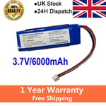 3.7V 6000mAh GSP1029102A battery For JBL Charge3 Charge 3 Bluetooth Audio Outdoo