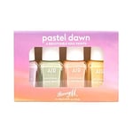 Barry M Nail Paint Gift Set 4 Pastel Air Breathable Nail Paints - Pastel Dawn