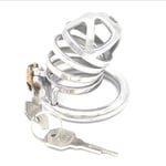 Luckly77 Male Chastity Lock Cb600 Medical Metal Phallic Cage Penis Lock Stainless Steel Imprisonment To Prevent Self Masturbation JJ Lock (Size : 40mm)