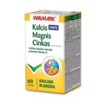 WALMARK Calcium Magnesium Zinc 60 Tablets Vitamin D Supplement Hair Skin Nails