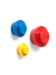 LEGO WALL HANGER SET - (YELLOW BLUE RED)
