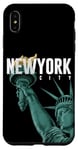 Coque pour iPhone XS Max Enjoy Cool New York City Statue Of Liberty Skyline Graphic