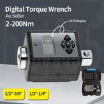 Adjustable Digital Torque Wrench Electronic Torque Adapter LCD Displ New