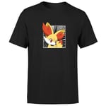 Pokemon Fennekin Men's T-Shirt - Black - 5XL