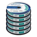 50 MediaRange Dual Layer DVD+R Double DL 8x Full Face Printable Blank disc MR468