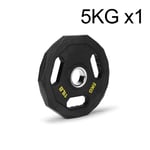 Barbell Plates Steel Single 2.5KG/5KG/10KG/15KG/20KG/25KG Olympic Weights 51mm/2inch Center Weight Plates For Gym Home Fitness Lifting Exercise Work Out Man and Woman (Color : 5KG/11lb x1)