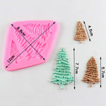 Christmas Tree Fondant Cake Silicone Mold Christmas Cake Decorating Tools Cupcake Chocolate Biscuits Candy Mold DIY Baking Mould,Cd309