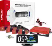 Bakre Parkeringssensorer, Interna Svarta Led 3D Amio-03190