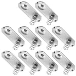 10Pcs Battery Spring Plates Compatible with Nintendo Game Boy Classic Silver