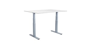 GetUpDesk Duo II Smart 160 x 80cm valkoinen sähköpöytä