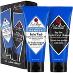 Jack Black Vårdprodukter för män Ansiktsvård Presentset Turbo Wash Energizing Cleanser for Hair & Body 88 ml + Deep Dive Glycolic Facial 1 Stk.